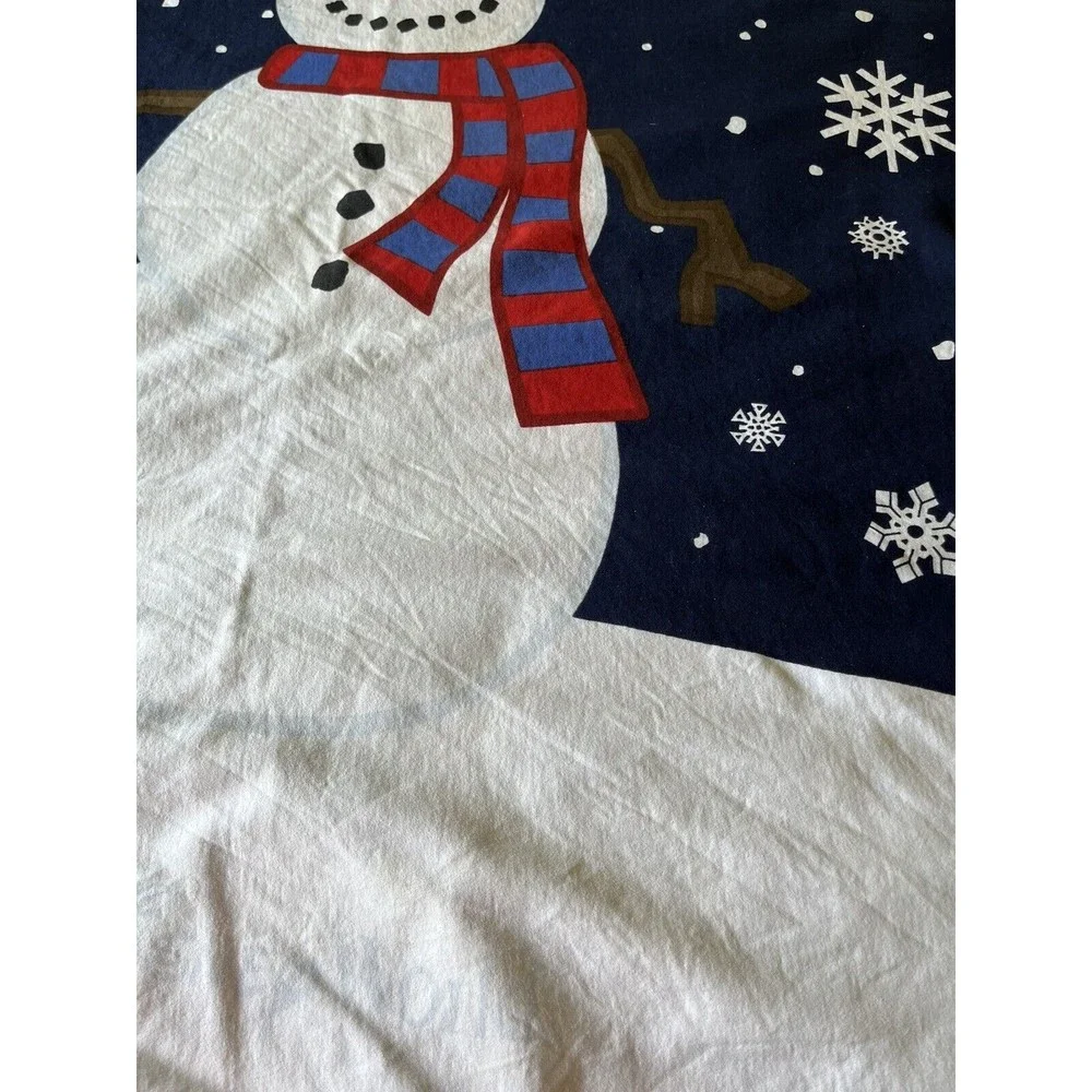 Walt Disney World Disneyland Resort Throw Lap Blanket Mickey Mouse Ears Snowman